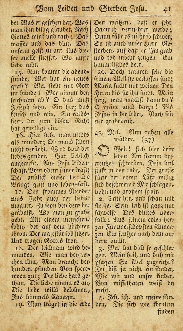 Ein Unpartheyisches Gesang-Buch: enthaltend geistreiche Lieder und Psalmen, zum allgemeinen Gebrauch des wahren Gottesdienstes auf begehren der Brüderschaft der Menoniten Gemeinen...(2nd verb. aufl.) page 117