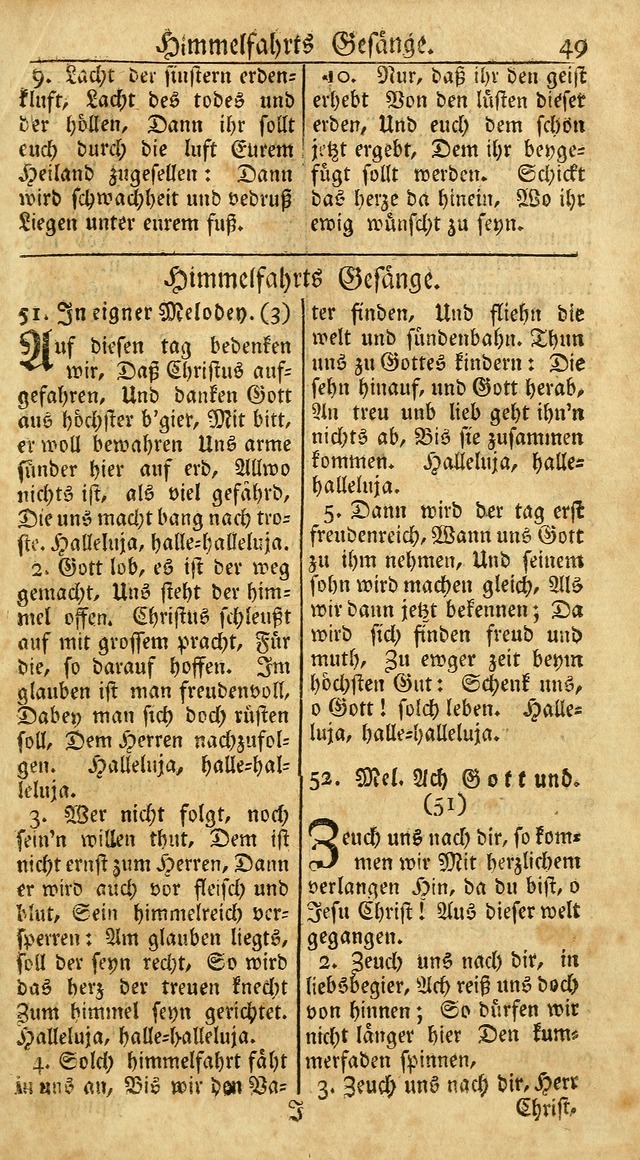 Ein Unpartheyisches Gesang-Buch: enthaltend geistreiche Lieder und Psalmen, zum allgemeinen Gebrauch des wahren Gottesdienstes auf begehren der Brüderschaft der Menoniten Gemeinen...(2nd verb. aufl.) page 125