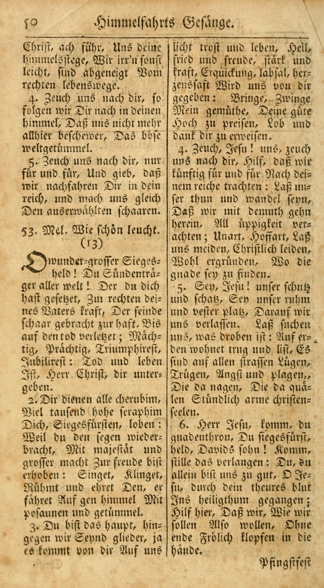 Ein Unpartheyisches Gesang-Buch: enthaltend geistreiche Lieder und Psalmen, zum allgemeinen Gebrauch des wahren Gottesdienstes auf begehren der Brüderschaft der Menoniten Gemeinen...(2nd verb. aufl.) page 126