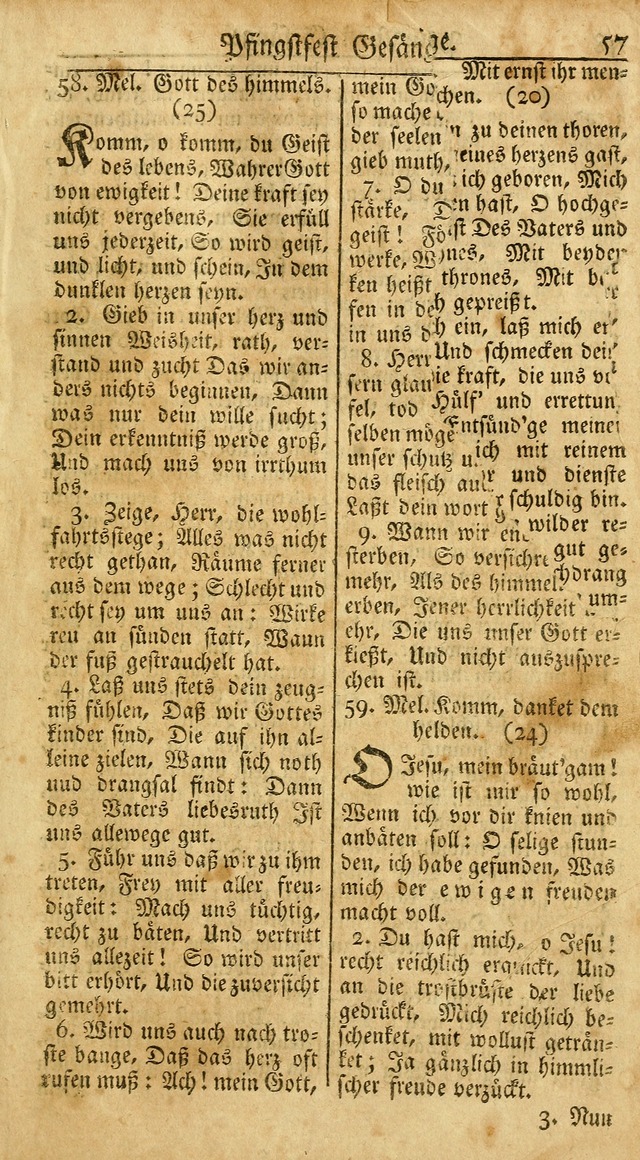 Ein Unpartheyisches Gesang-Buch: enthaltend geistreiche Lieder und Psalmen, zum allgemeinen Gebrauch des wahren Gottesdienstes auf begehren der Brüderschaft der Menoniten Gemeinen...(2nd verb. aufl.) page 131