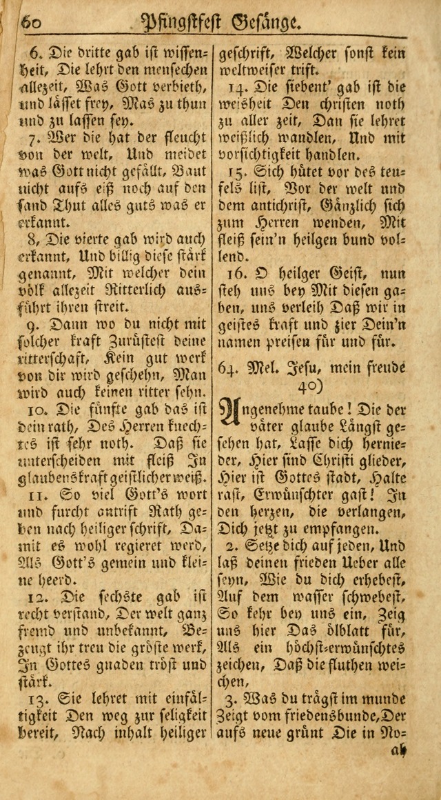 Ein Unpartheyisches Gesang-Buch: enthaltend geistreiche Lieder und Psalmen, zum allgemeinen Gebrauch des wahren Gottesdienstes auf begehren der Brüderschaft der Menoniten Gemeinen...(2nd verb. aufl.) page 134