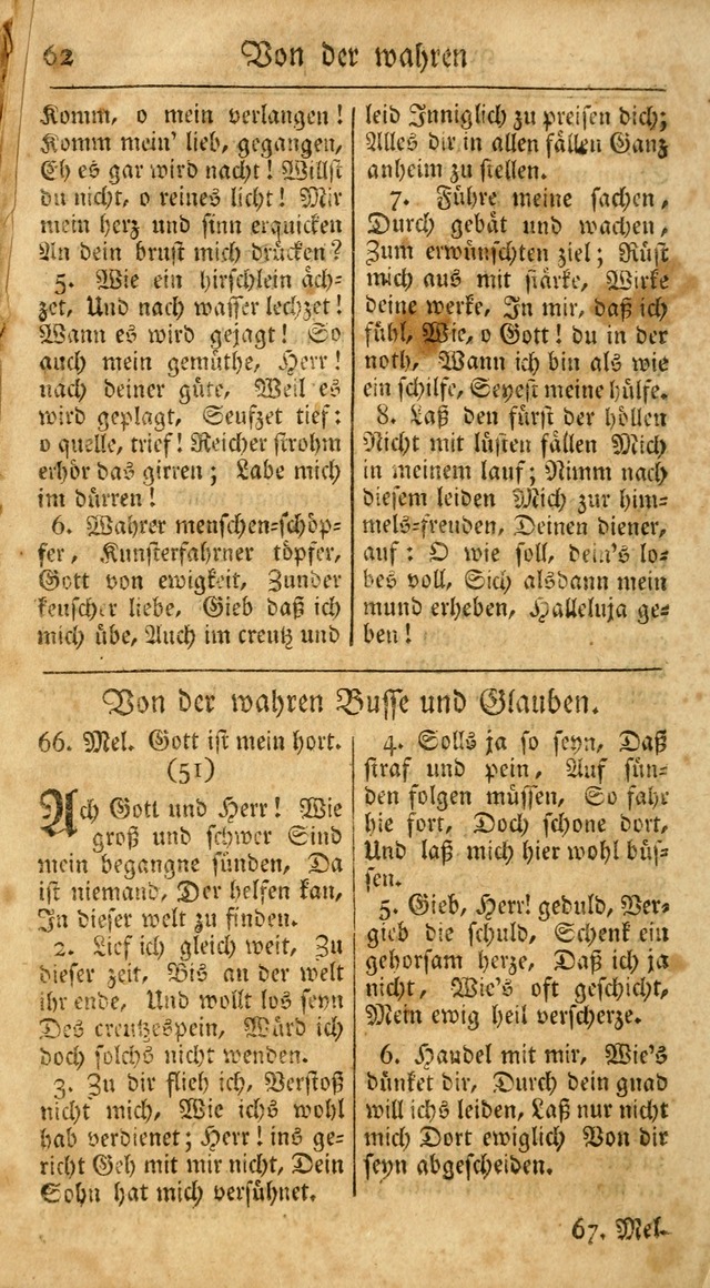 Ein Unpartheyisches Gesang-Buch: enthaltend geistreiche Lieder und Psalmen, zum allgemeinen Gebrauch des wahren Gottesdienstes auf begehren der Brüderschaft der Menoniten Gemeinen...(2nd verb. aufl.) page 136