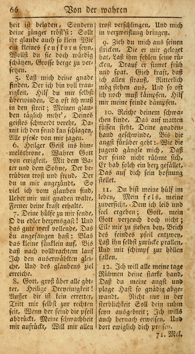 Ein Unpartheyisches Gesang-Buch: enthaltend geistreiche Lieder und Psalmen, zum allgemeinen Gebrauch des wahren Gottesdienstes auf begehren der Brüderschaft der Menoniten Gemeinen...(2nd verb. aufl.) page 138