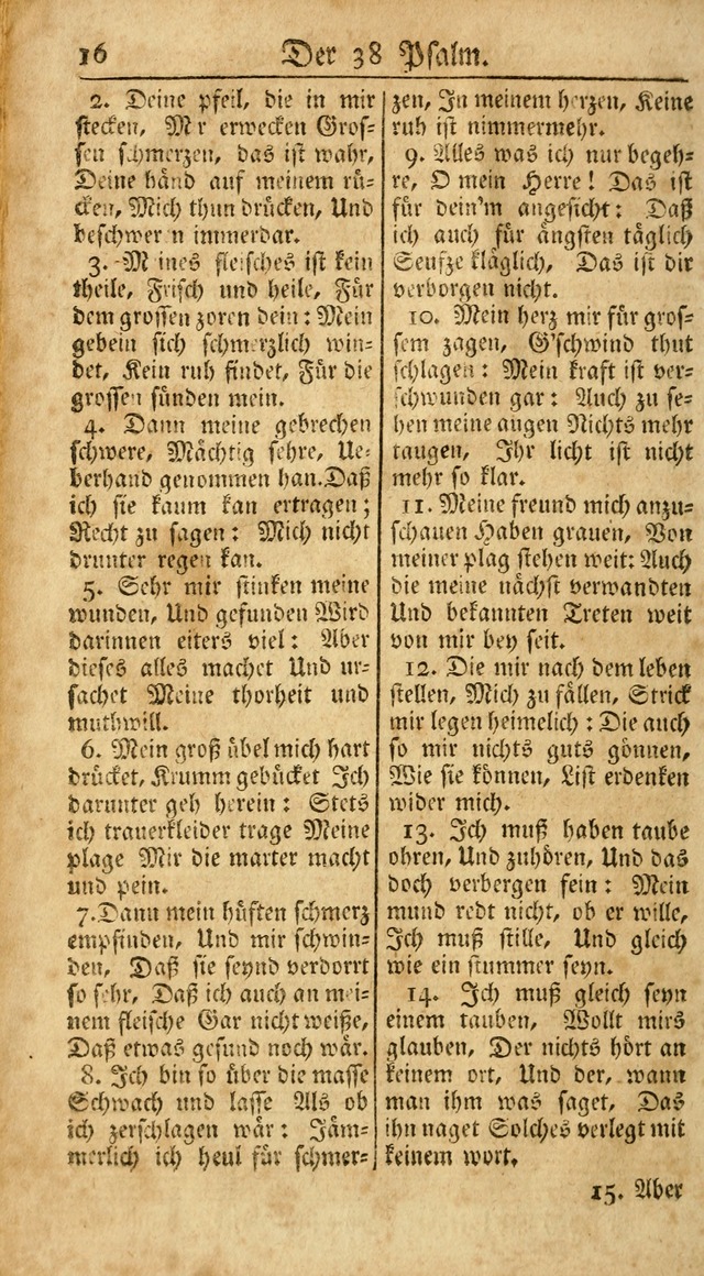 Ein Unpartheyisches Gesang-Buch: enthaltend geistreiche Lieder und Psalmen, zum allgemeinen Gebrauch des wahren Gottesdienstes auf begehren der Brüderschaft der Menoniten Gemeinen...(2nd verb. aufl.) page 14