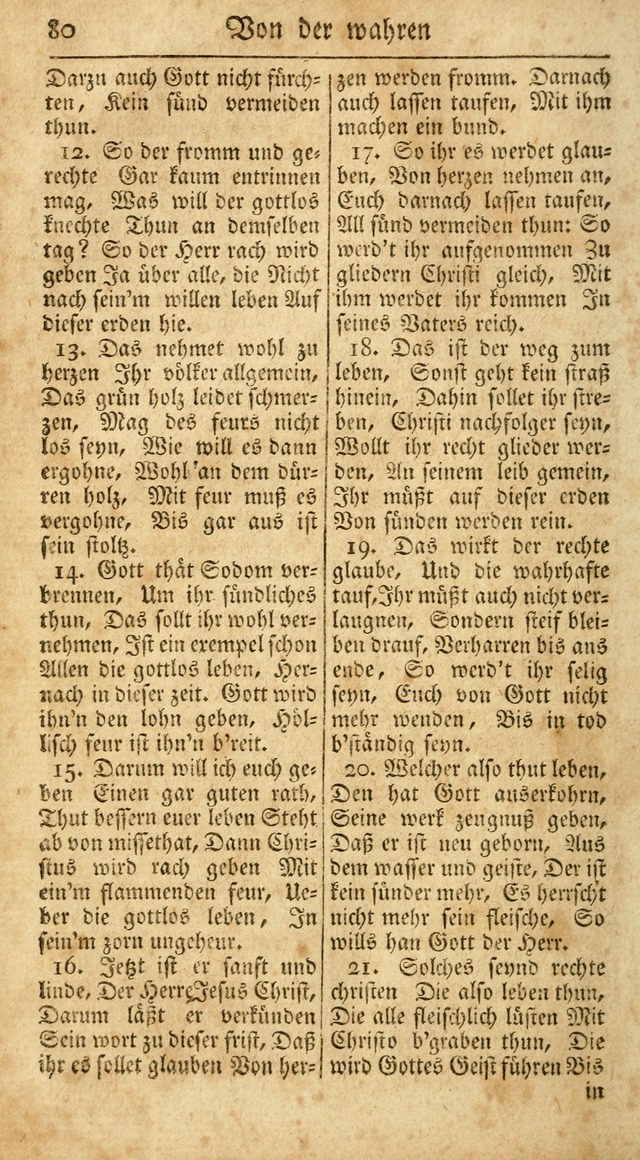 Ein Unpartheyisches Gesang-Buch: enthaltend geistreiche Lieder und Psalmen, zum allgemeinen Gebrauch des wahren Gottesdienstes auf begehren der Brüderschaft der Menoniten Gemeinen...(2nd verb. aufl.) page 152