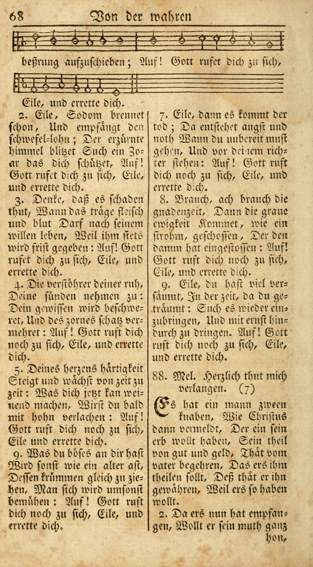 Ein Unpartheyisches Gesang-Buch: enthaltend geistreiche Lieder und Psalmen, zum allgemeinen Gebrauch des wahren Gottesdienstes auf begehren der Brüderschaft der Menoniten Gemeinen...(2nd verb. aufl.) page 158