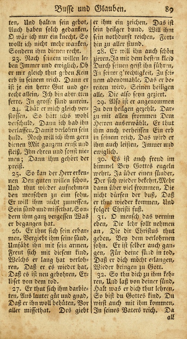 Ein Unpartheyisches Gesang-Buch: enthaltend geistreiche Lieder und Psalmen, zum allgemeinen Gebrauch des wahren Gottesdienstes auf begehren der Brüderschaft der Menoniten Gemeinen...(2nd verb. aufl.) page 161