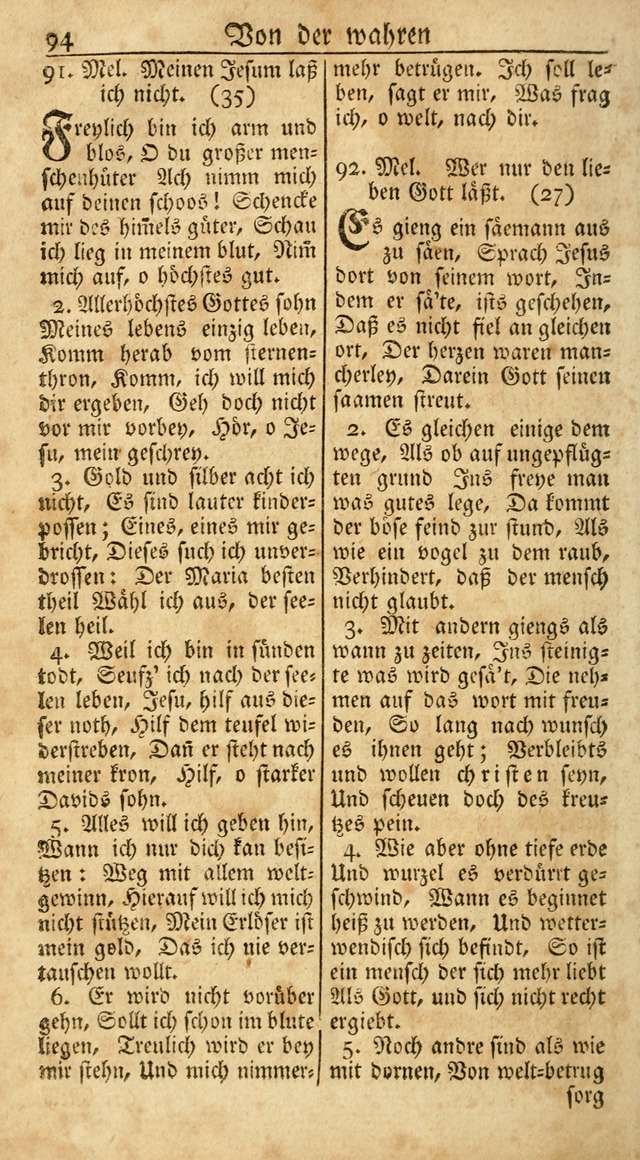 Ein Unpartheyisches Gesang-Buch: enthaltend geistreiche Lieder und Psalmen, zum allgemeinen Gebrauch des wahren Gottesdienstes auf begehren der Brüderschaft der Menoniten Gemeinen...(2nd verb. aufl.) page 166