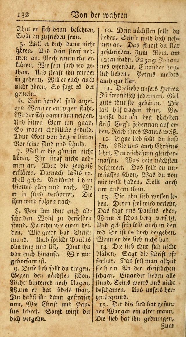 Ein Unpartheyisches Gesang-Buch: enthaltend geistreiche Lieder und Psalmen, zum allgemeinen Gebrauch des wahren Gottesdienstes auf begehren der Brüderschaft der Menoniten Gemeinen...(2nd verb. aufl.) page 204