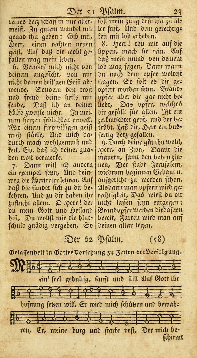 Ein Unpartheyisches Gesang-Buch: enthaltend geistreiche Lieder und Psalmen, zum allgemeinen Gebrauch des wahren Gottesdienstes auf begehren der Brüderschaft der Menoniten Gemeinen...(2nd verb. aufl.) page 21