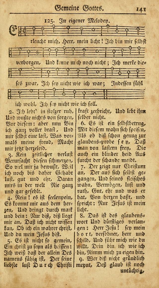 Ein Unpartheyisches Gesang-Buch: enthaltend geistreiche Lieder und Psalmen, zum allgemeinen Gebrauch des wahren Gottesdienstes auf begehren der Brüderschaft der Menoniten Gemeinen...(2nd verb. aufl.) page 213