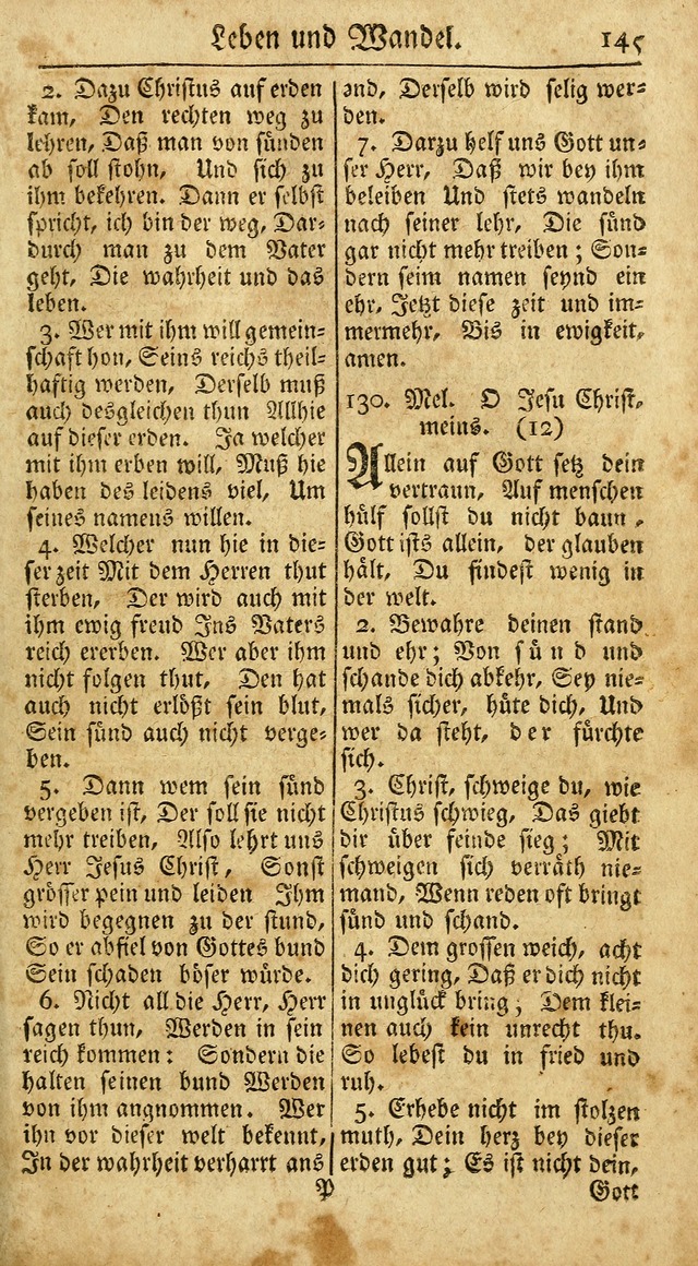 Ein Unpartheyisches Gesang-Buch: enthaltend geistreiche Lieder und Psalmen, zum allgemeinen Gebrauch des wahren Gottesdienstes auf begehren der Brüderschaft der Menoniten Gemeinen...(2nd verb. aufl.) page 217