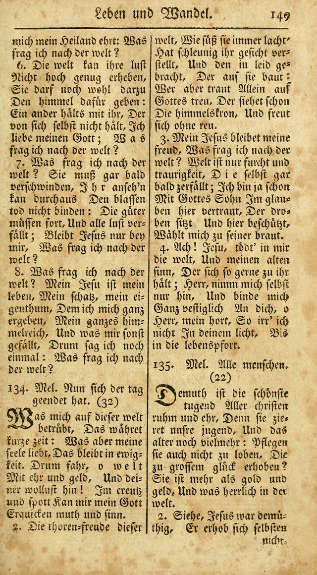 Ein Unpartheyisches Gesang-Buch: enthaltend geistreiche Lieder und Psalmen, zum allgemeinen Gebrauch des wahren Gottesdienstes auf begehren der Brüderschaft der Menoniten Gemeinen...(2nd verb. aufl.) page 221