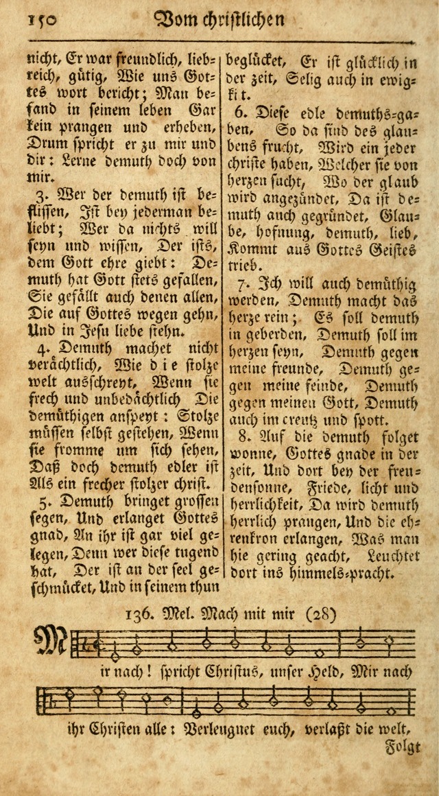 Ein Unpartheyisches Gesang-Buch: enthaltend geistreiche Lieder und Psalmen, zum allgemeinen Gebrauch des wahren Gottesdienstes auf begehren der Brüderschaft der Menoniten Gemeinen...(2nd verb. aufl.) page 222