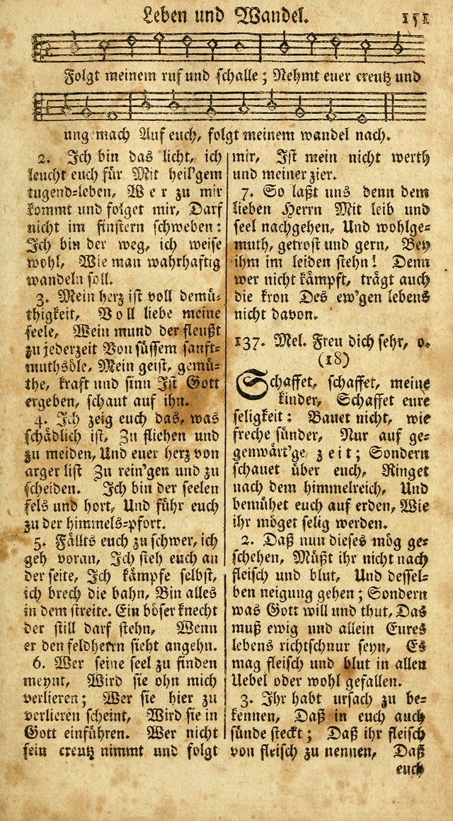 Ein Unpartheyisches Gesang-Buch: enthaltend geistreiche Lieder und Psalmen, zum allgemeinen Gebrauch des wahren Gottesdienstes auf begehren der Brüderschaft der Menoniten Gemeinen...(2nd verb. aufl.) page 223