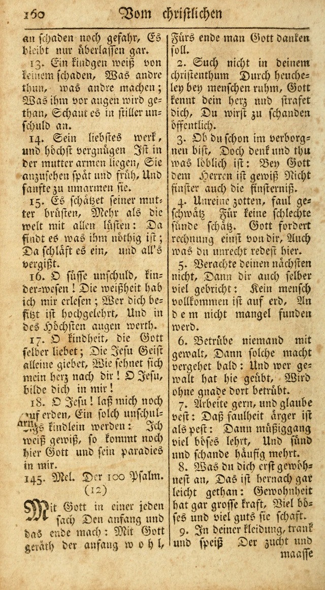 Ein Unpartheyisches Gesang-Buch: enthaltend geistreiche Lieder und Psalmen, zum allgemeinen Gebrauch des wahren Gottesdienstes auf begehren der Brüderschaft der Menoniten Gemeinen...(2nd verb. aufl.) page 232