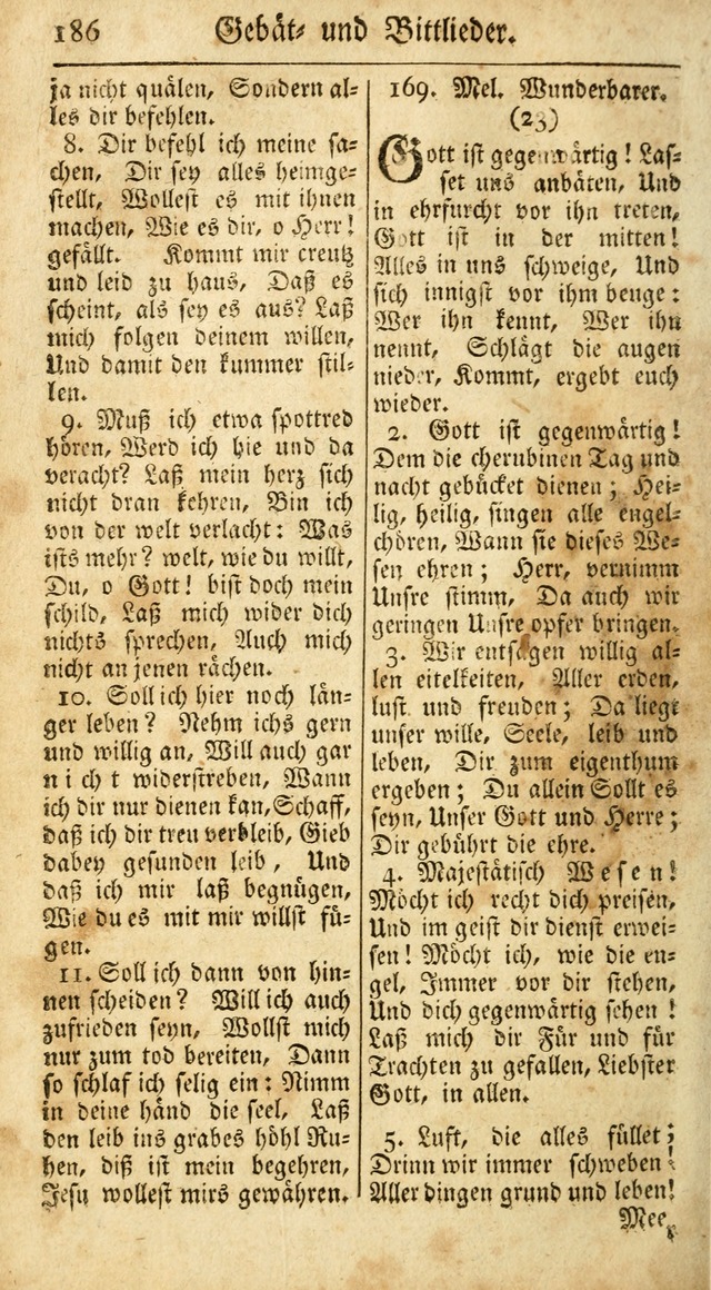 Ein Unpartheyisches Gesang-Buch: enthaltend geistreiche Lieder und Psalmen, zum allgemeinen Gebrauch des wahren Gottesdienstes auf begehren der Brüderschaft der Menoniten Gemeinen...(2nd verb. aufl.) page 258