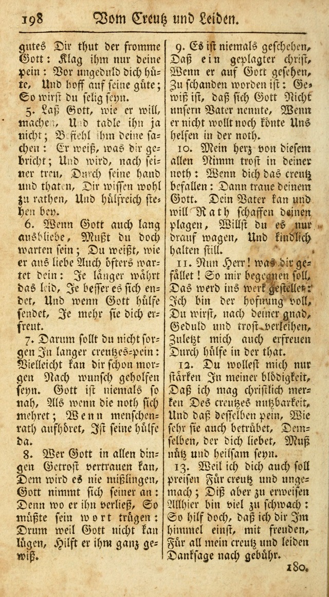 Ein Unpartheyisches Gesang-Buch: enthaltend geistreiche Lieder und Psalmen, zum allgemeinen Gebrauch des wahren Gottesdienstes auf begehren der Brüderschaft der Menoniten Gemeinen...(2nd verb. aufl.) page 270