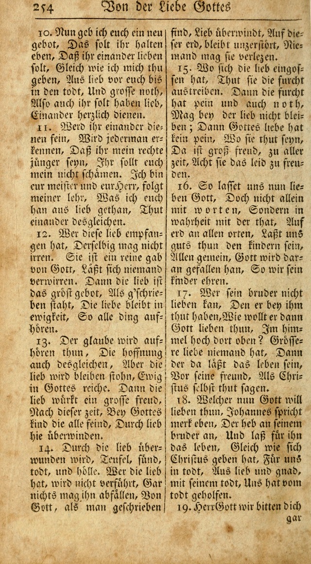 Ein Unpartheyisches Gesang-Buch: enthaltend geistreiche Lieder und Psalmen, zum allgemeinen Gebrauch des wahren Gottesdienstes auf begehren der Brüderschaft der Menoniten Gemeinen...(2nd verb. aufl.) page 322