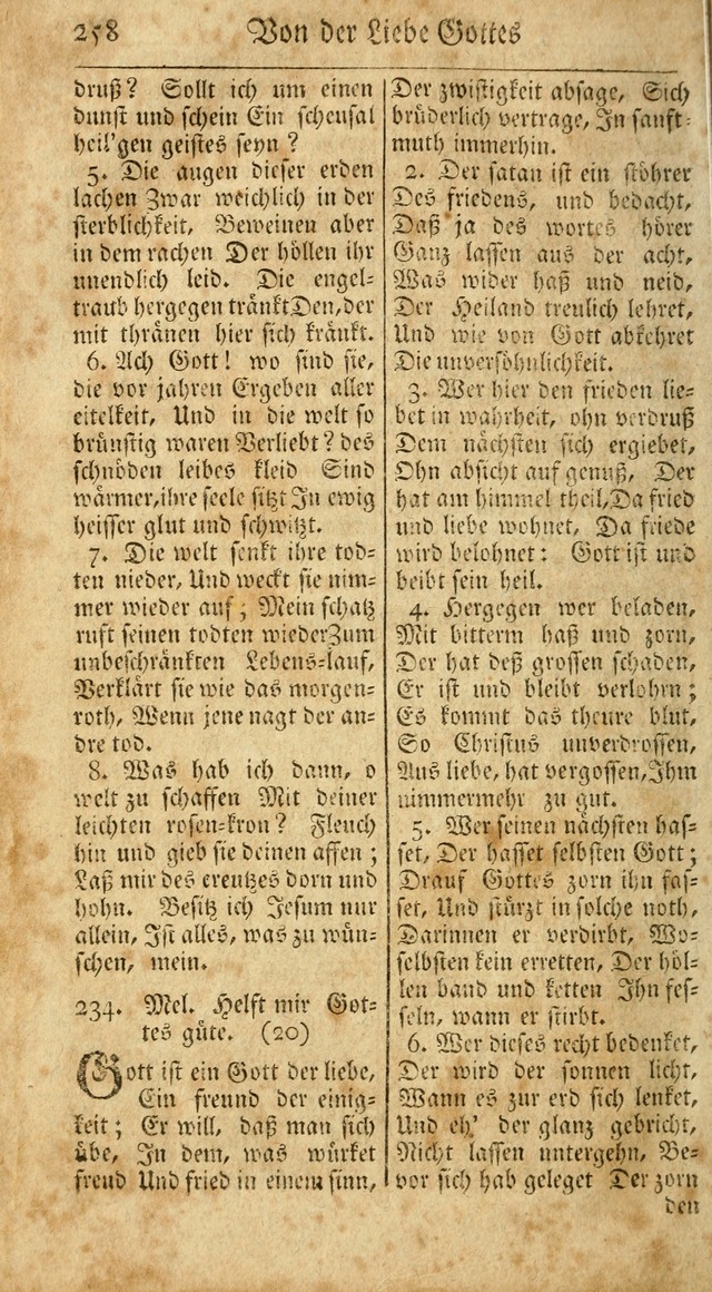 Ein Unpartheyisches Gesang-Buch: enthaltend geistreiche Lieder und Psalmen, zum allgemeinen Gebrauch des wahren Gottesdienstes auf begehren der Brüderschaft der Menoniten Gemeinen...(2nd verb. aufl.) page 326