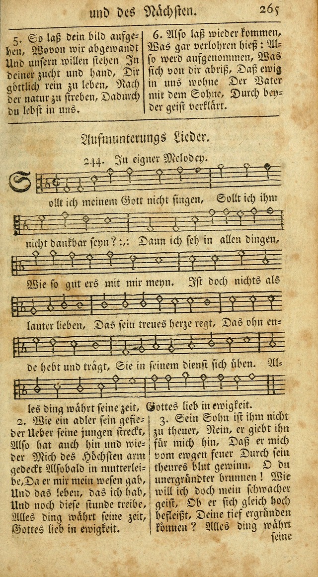 Ein Unpartheyisches Gesang-Buch: enthaltend geistreiche Lieder und Psalmen, zum allgemeinen Gebrauch des wahren Gottesdienstes auf begehren der Brüderschaft der Menoniten Gemeinen...(2nd verb. aufl.) page 333