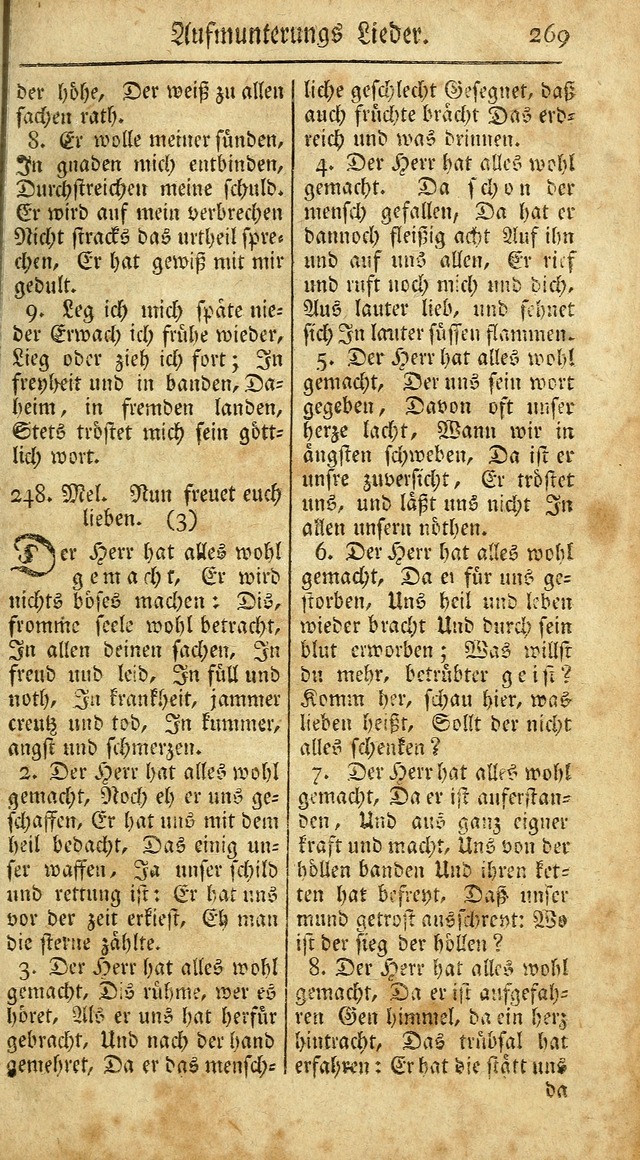 Ein Unpartheyisches Gesang-Buch: enthaltend geistreiche Lieder und Psalmen, zum allgemeinen Gebrauch des wahren Gottesdienstes auf begehren der Brüderschaft der Menoniten Gemeinen...(2nd verb. aufl.) page 337