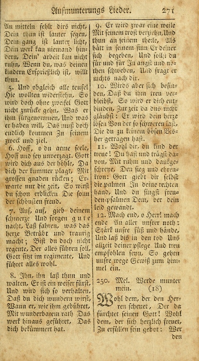 Ein Unpartheyisches Gesang-Buch: enthaltend geistreiche Lieder und Psalmen, zum allgemeinen Gebrauch des wahren Gottesdienstes auf begehren der Brüderschaft der Menoniten Gemeinen...(2nd verb. aufl.) page 339