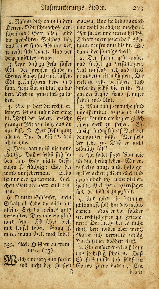 Ein Unpartheyisches Gesang-Buch: enthaltend geistreiche Lieder und Psalmen, zum allgemeinen Gebrauch des wahren Gottesdienstes auf begehren der Brüderschaft der Menoniten Gemeinen...(2nd verb. aufl.) page 341