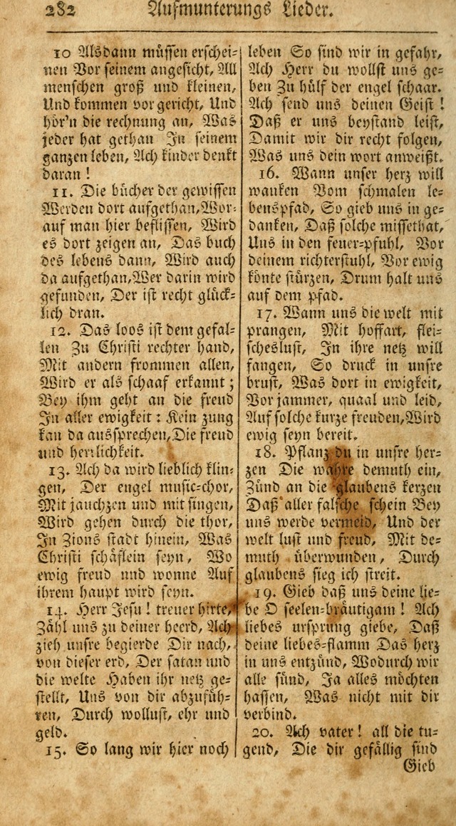 Ein Unpartheyisches Gesang-Buch: enthaltend geistreiche Lieder und Psalmen, zum allgemeinen Gebrauch des wahren Gottesdienstes auf begehren der Brüderschaft der Menoniten Gemeinen...(2nd verb. aufl.) page 350