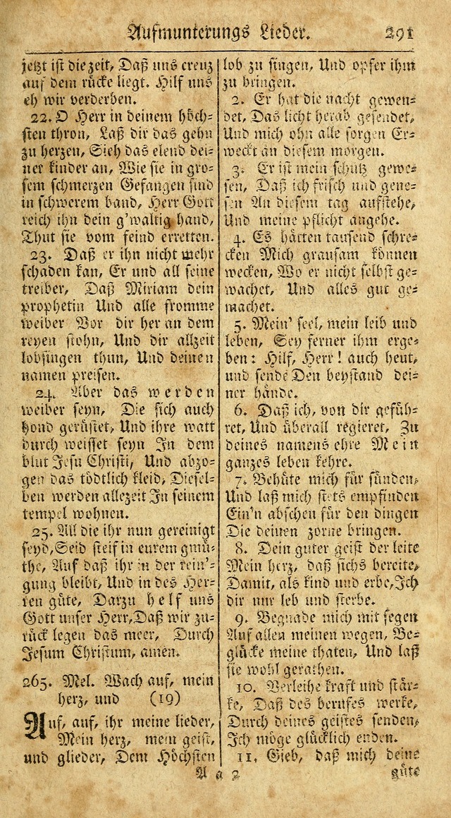 Ein Unpartheyisches Gesang-Buch: enthaltend geistreiche Lieder und Psalmen, zum allgemeinen Gebrauch des wahren Gottesdienstes auf begehren der Brüderschaft der Menoniten Gemeinen...(2nd verb. aufl.) page 359