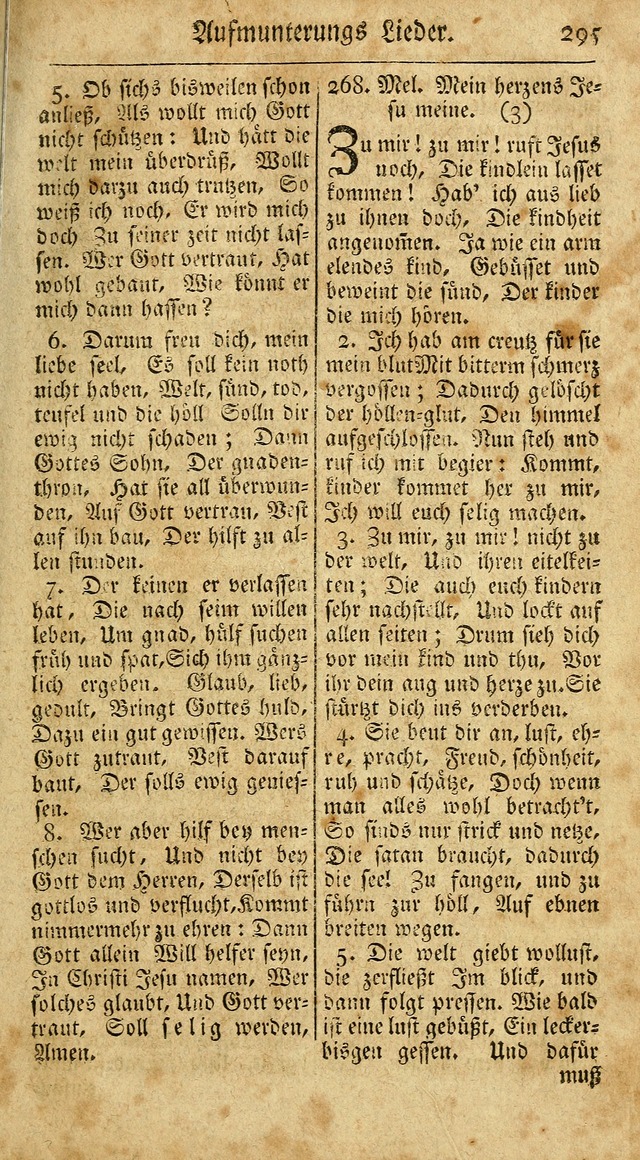 Ein Unpartheyisches Gesang-Buch: enthaltend geistreiche Lieder und Psalmen, zum allgemeinen Gebrauch des wahren Gottesdienstes auf begehren der Brüderschaft der Menoniten Gemeinen...(2nd verb. aufl.) page 363