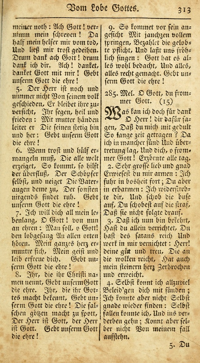 Ein Unpartheyisches Gesang-Buch: enthaltend geistreiche Lieder und Psalmen, zum allgemeinen Gebrauch des wahren Gottesdienstes auf begehren der Brüderschaft der Menoniten Gemeinen...(2nd verb. aufl.) page 381