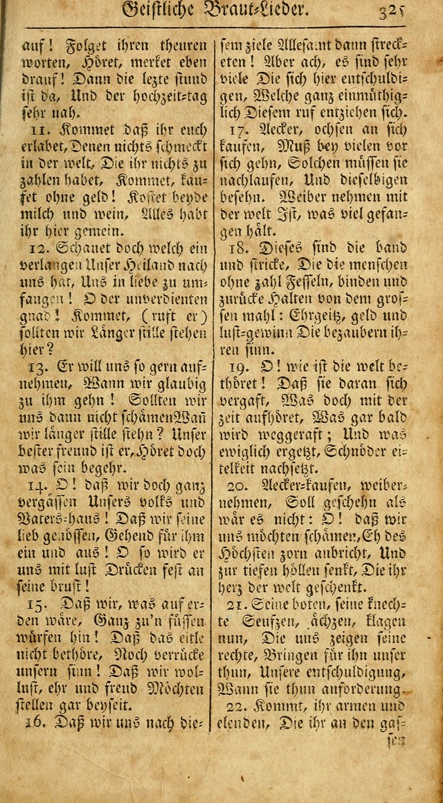 Ein Unpartheyisches Gesang-Buch: enthaltend geistreiche Lieder und Psalmen, zum allgemeinen Gebrauch des wahren Gottesdienstes auf begehren der Brüderschaft der Menoniten Gemeinen...(2nd verb. aufl.) page 393