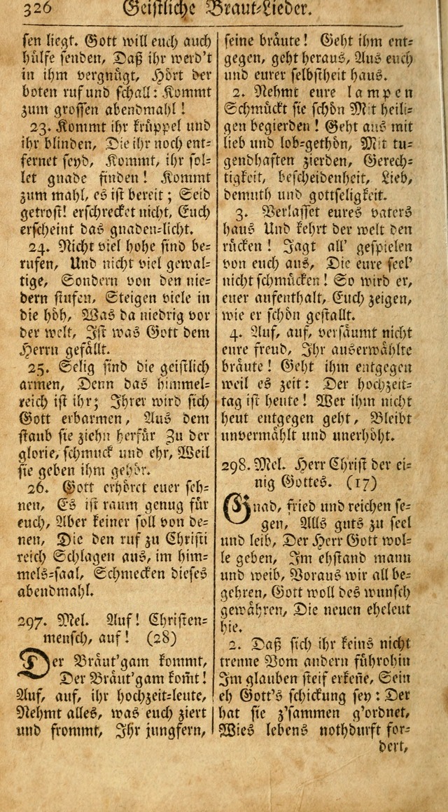 Ein Unpartheyisches Gesang-Buch: enthaltend geistreiche Lieder und Psalmen, zum allgemeinen Gebrauch des wahren Gottesdienstes auf begehren der Brüderschaft der Menoniten Gemeinen...(2nd verb. aufl.) page 394