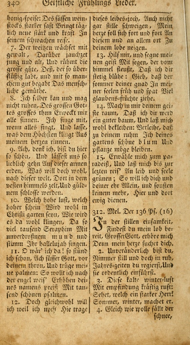 Ein Unpartheyisches Gesang-Buch: enthaltend geistreiche Lieder und Psalmen, zum allgemeinen Gebrauch des wahren Gottesdienstes auf begehren der Brüderschaft der Menoniten Gemeinen...(2nd verb. aufl.) page 408