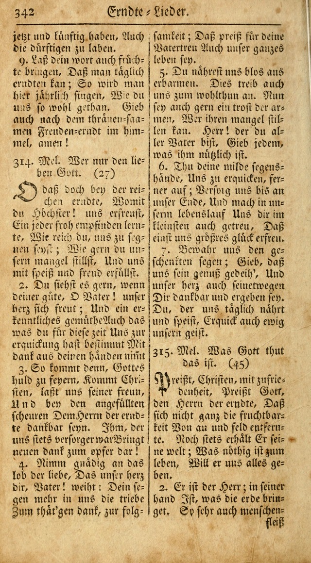 Ein Unpartheyisches Gesang-Buch: enthaltend geistreiche Lieder und Psalmen, zum allgemeinen Gebrauch des wahren Gottesdienstes auf begehren der Brüderschaft der Menoniten Gemeinen...(2nd verb. aufl.) page 410