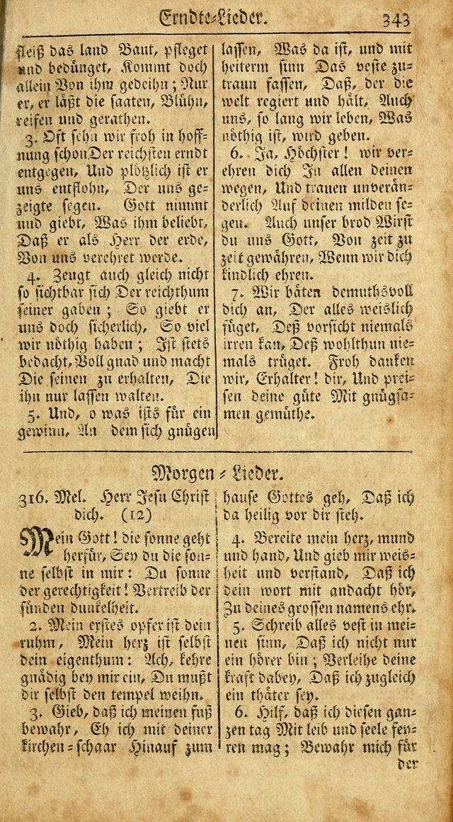 Ein Unpartheyisches Gesang-Buch: enthaltend geistreiche Lieder und Psalmen, zum allgemeinen Gebrauch des wahren Gottesdienstes auf begehren der Brüderschaft der Menoniten Gemeinen...(2nd verb. aufl.) page 411