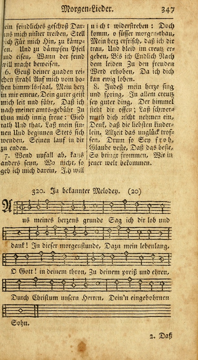 Ein Unpartheyisches Gesang-Buch: enthaltend geistreiche Lieder und Psalmen, zum allgemeinen Gebrauch des wahren Gottesdienstes auf begehren der Brüderschaft der Menoniten Gemeinen...(2nd verb. aufl.) page 415