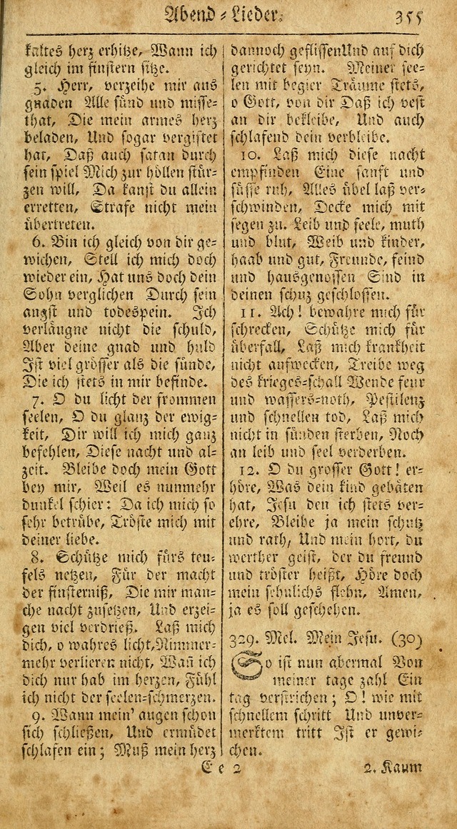 Ein Unpartheyisches Gesang-Buch: enthaltend geistreiche Lieder und Psalmen, zum allgemeinen Gebrauch des wahren Gottesdienstes auf begehren der Brüderschaft der Menoniten Gemeinen...(2nd verb. aufl.) page 423