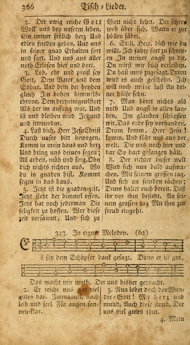 Ein Unpartheyisches Gesang-Buch: enthaltend geistreiche Lieder und Psalmen, zum allgemeinen Gebrauch des wahren Gottesdienstes auf begehren der Brüderschaft der Menoniten Gemeinen...(2nd verb. aufl.) page 434