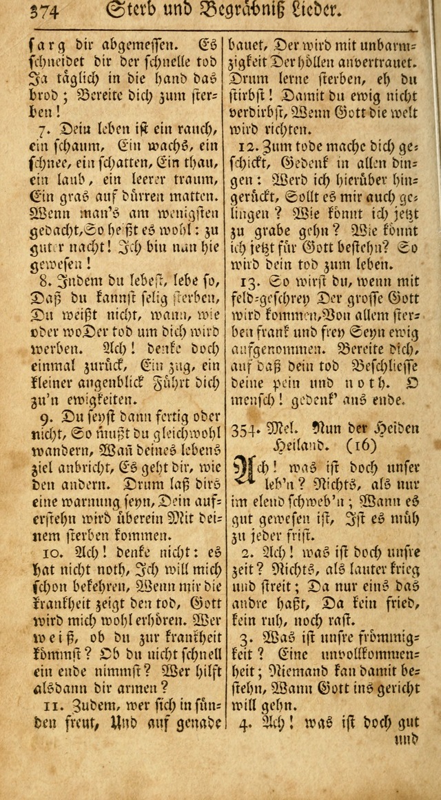 Ein Unpartheyisches Gesang-Buch: enthaltend geistreiche Lieder und Psalmen, zum allgemeinen Gebrauch des wahren Gottesdienstes auf begehren der Brüderschaft der Menoniten Gemeinen...(2nd verb. aufl.) page 442