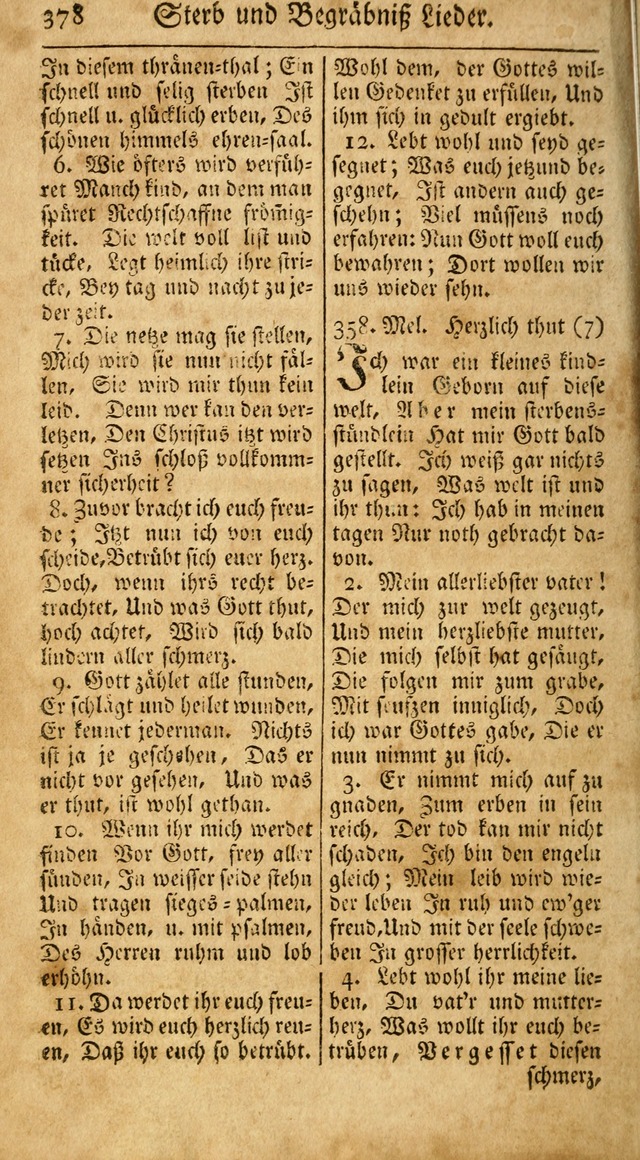 Ein Unpartheyisches Gesang-Buch: enthaltend geistreiche Lieder und Psalmen, zum allgemeinen Gebrauch des wahren Gottesdienstes auf begehren der Brüderschaft der Menoniten Gemeinen...(2nd verb. aufl.) page 446