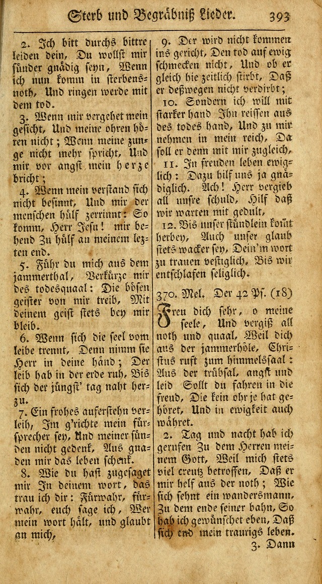 Ein Unpartheyisches Gesang-Buch: enthaltend geistreiche Lieder und Psalmen, zum allgemeinen Gebrauch des wahren Gottesdienstes auf begehren der Brüderschaft der Menoniten Gemeinen...(2nd verb. aufl.) page 461