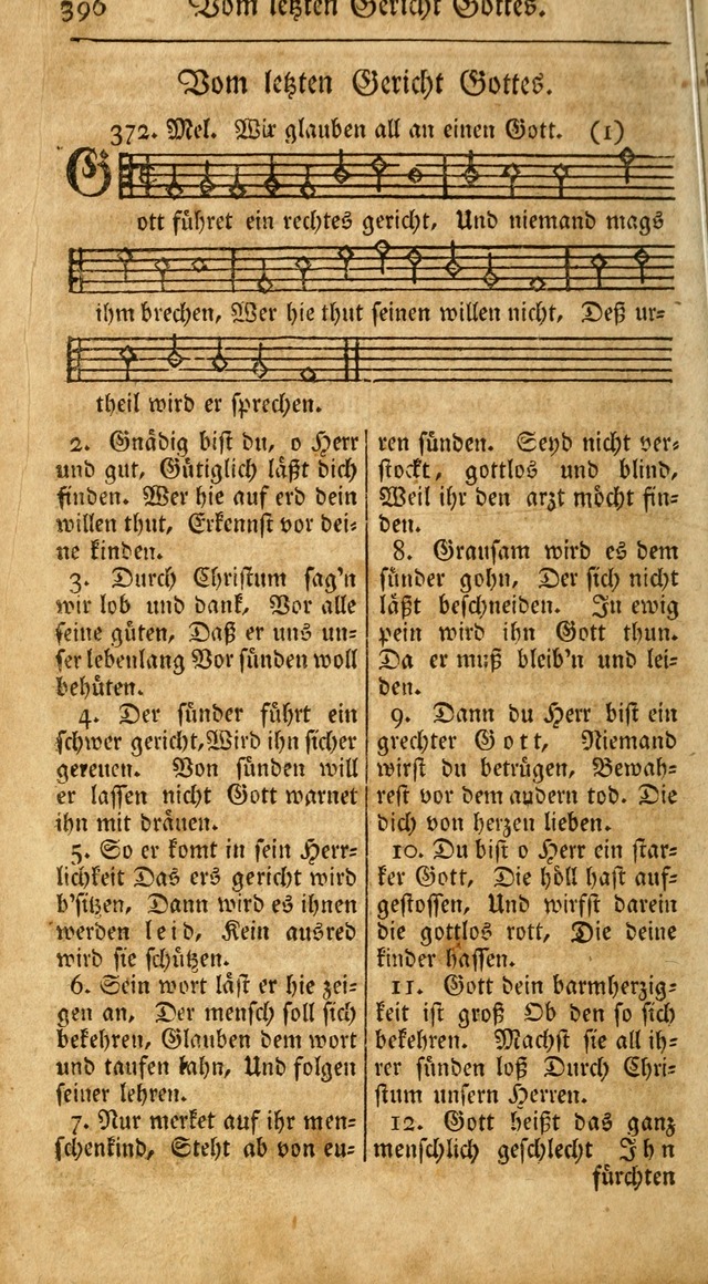 Ein Unpartheyisches Gesang-Buch: enthaltend geistreiche Lieder und Psalmen, zum allgemeinen Gebrauch des wahren Gottesdienstes auf begehren der Brüderschaft der Menoniten Gemeinen...(2nd verb. aufl.) page 464