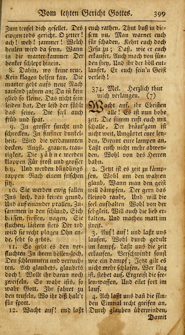 Ein Unpartheyisches Gesang-Buch: enthaltend geistreiche Lieder und Psalmen, zum allgemeinen Gebrauch des wahren Gottesdienstes auf begehren der Brüderschaft der Menoniten Gemeinen...(2nd verb. aufl.) page 467