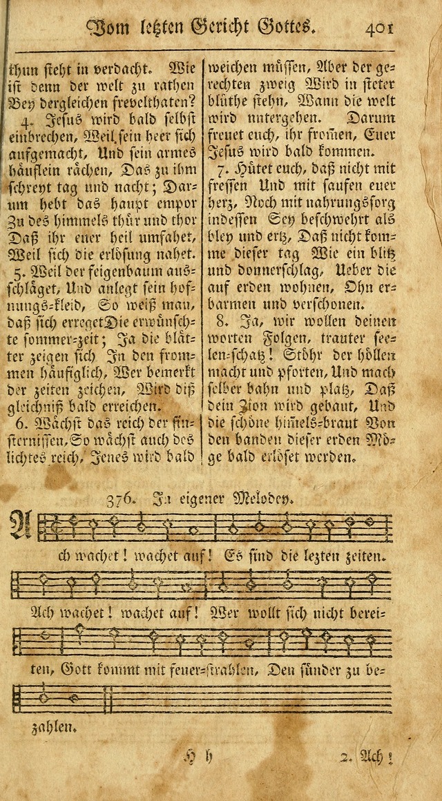 Ein Unpartheyisches Gesang-Buch: enthaltend geistreiche Lieder und Psalmen, zum allgemeinen Gebrauch des wahren Gottesdienstes auf begehren der Brüderschaft der Menoniten Gemeinen...(2nd verb. aufl.) page 469