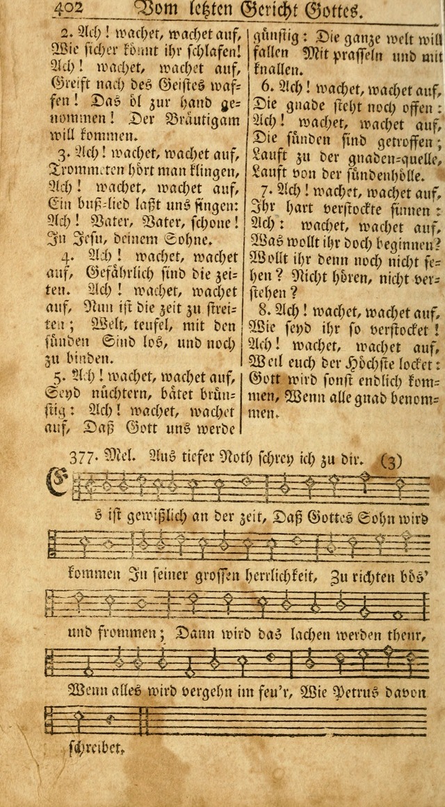 Ein Unpartheyisches Gesang-Buch: enthaltend geistreiche Lieder und Psalmen, zum allgemeinen Gebrauch des wahren Gottesdienstes auf begehren der Brüderschaft der Menoniten Gemeinen...(2nd verb. aufl.) page 470