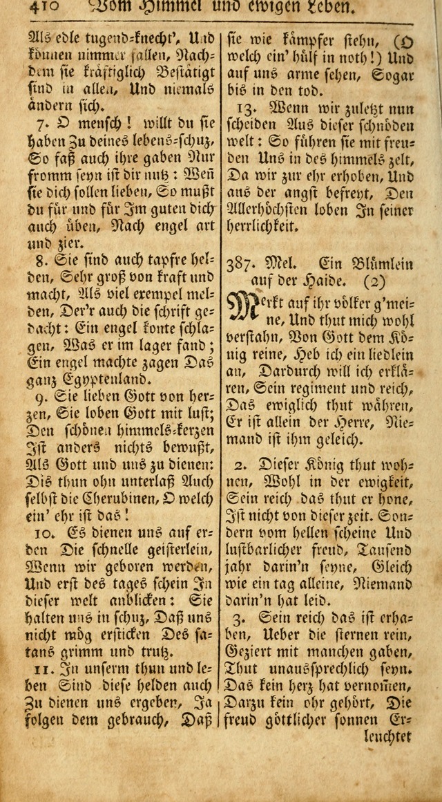 Ein Unpartheyisches Gesang-Buch: enthaltend geistreiche Lieder und Psalmen, zum allgemeinen Gebrauch des wahren Gottesdienstes auf begehren der Brüderschaft der Menoniten Gemeinen...(2nd verb. aufl.) page 478