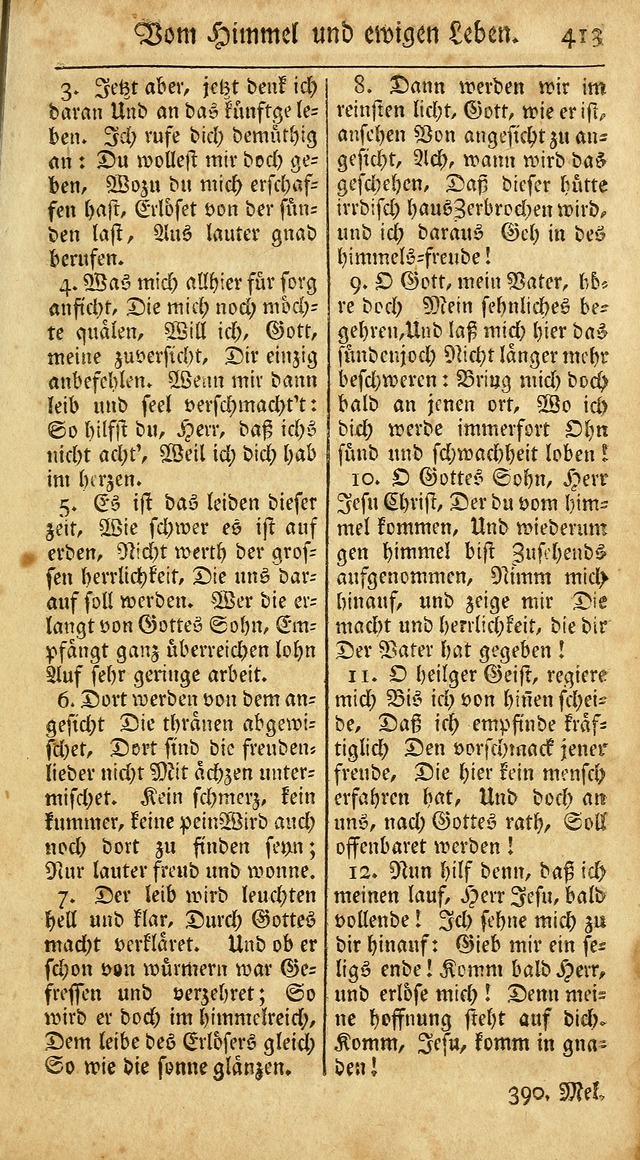 Ein Unpartheyisches Gesang-Buch: enthaltend geistreiche Lieder und Psalmen, zum allgemeinen Gebrauch des wahren Gottesdienstes auf begehren der Brüderschaft der Menoniten Gemeinen...(2nd verb. aufl.) page 481