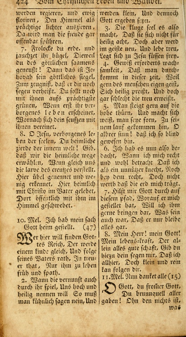 Ein Unpartheyisches Gesang-Buch: enthaltend geistreiche Lieder und Psalmen, zum allgemeinen Gebrauch des wahren Gottesdienstes auf begehren der Brüderschaft der Menoniten Gemeinen...(2nd verb. aufl.) page 492